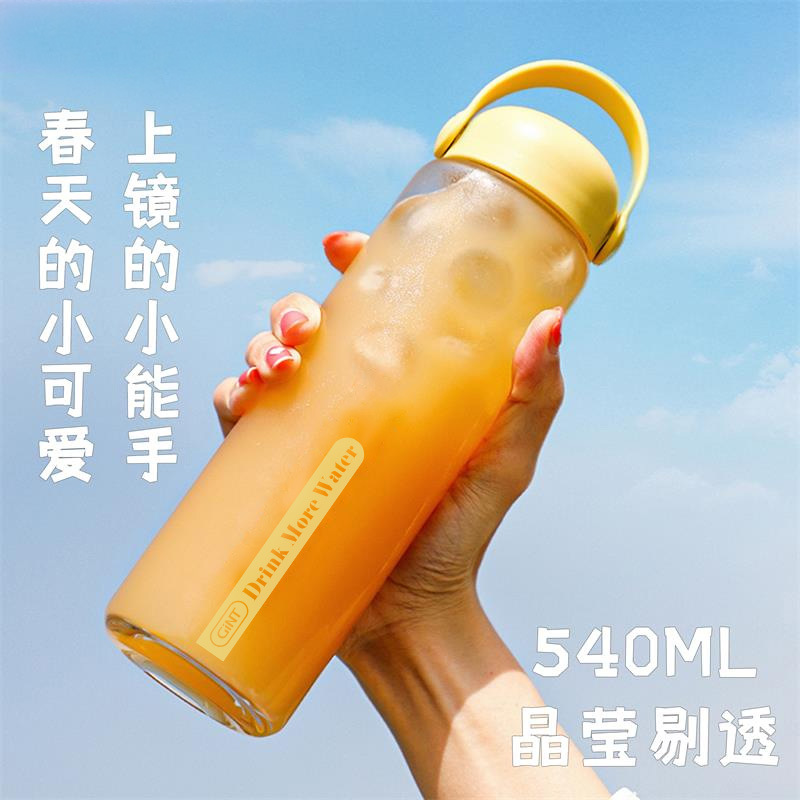 gint嘉特水杯子ins风玻璃杯女新款办公室高级感茶杯个人果汁杯男详情图1