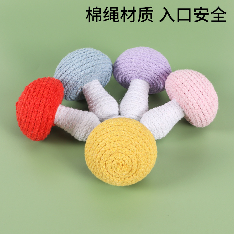 新款猫咪玩具蘑菇型泡沫猫玩具互动解闷自嗨神器现货含猫薄荷玩具详情图3