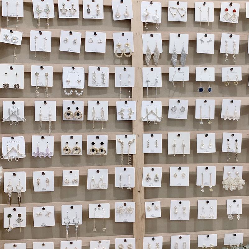 925银针耳环女摆地摊夜市货源韩国时尚新款流行耳钉批发爆款耳饰详情图1