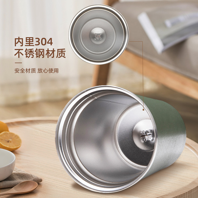 智能显温咖啡杯304不锈钢保温杯跨境外贸美式保冷水杯礼品杯批发详情图2