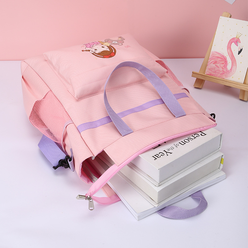 新款小学生补习袋卡通大容量作业课本补习包学生手拎书袋现货批发详情图4