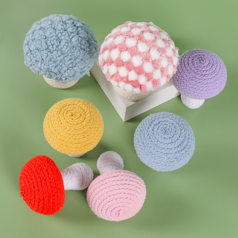 新款猫咪玩具蘑菇型泡沫猫玩具互动解闷自嗨神器现货含猫薄荷玩具详情图4