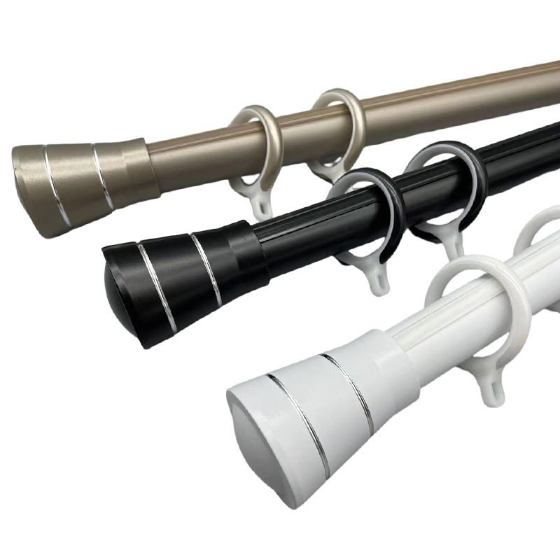 欧式罗马杆遮光隐藏式安装窗帘罗马杆顺滑静音窗帘轨道窗帘杆批发详情图1