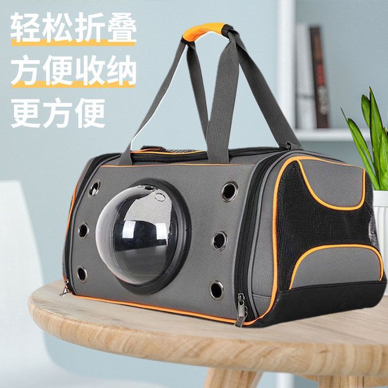 宠物包猫包外带旅行可折叠太空舱手提猫包外出包便携小狗背包详情图1