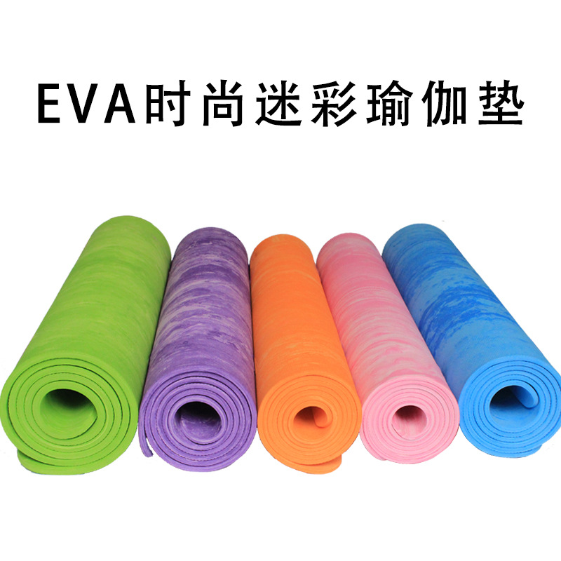 eva迷彩瑜伽垫防潮防滑垫6mm健身垫瑜伽垫跨境东南亚爆款瑜伽地垫详情图3