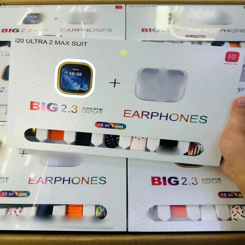 跨境爆款i20 ultra max suit华强北智能手表10合1灵动岛蓝牙通话详情图1