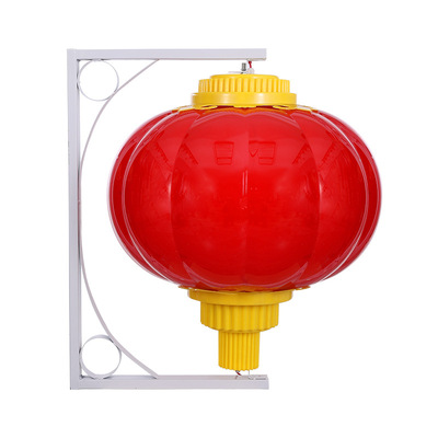 亚克力led灯笼户外塑料大红连串灯笼春节节日装饰灯笼串详情图5