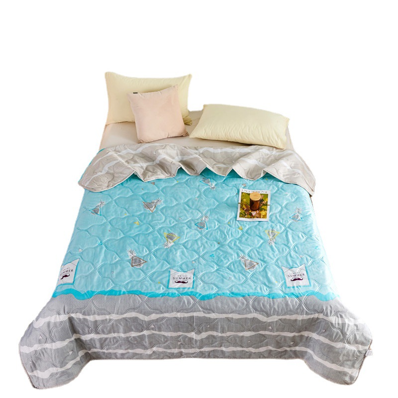 空调被礼品夏被开业活动礼盒装薄被子夏凉被被芯加印logo厂家批发详情图5