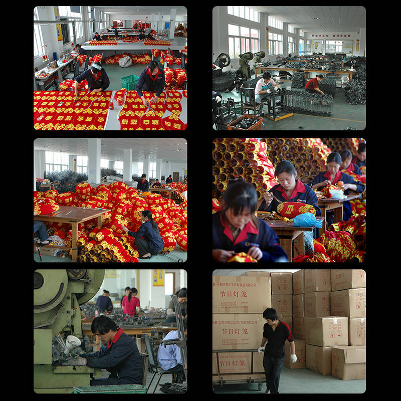 植绒布大红铁口灯笼 新年元旦装饰烫金特大灯笼批发广告灯笼厂家详情图4