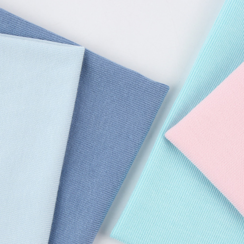 纯棉弹力1x1细罗纹针织面料32s罗文布料宝宝内衣领口袖口脚口松紧详情图4