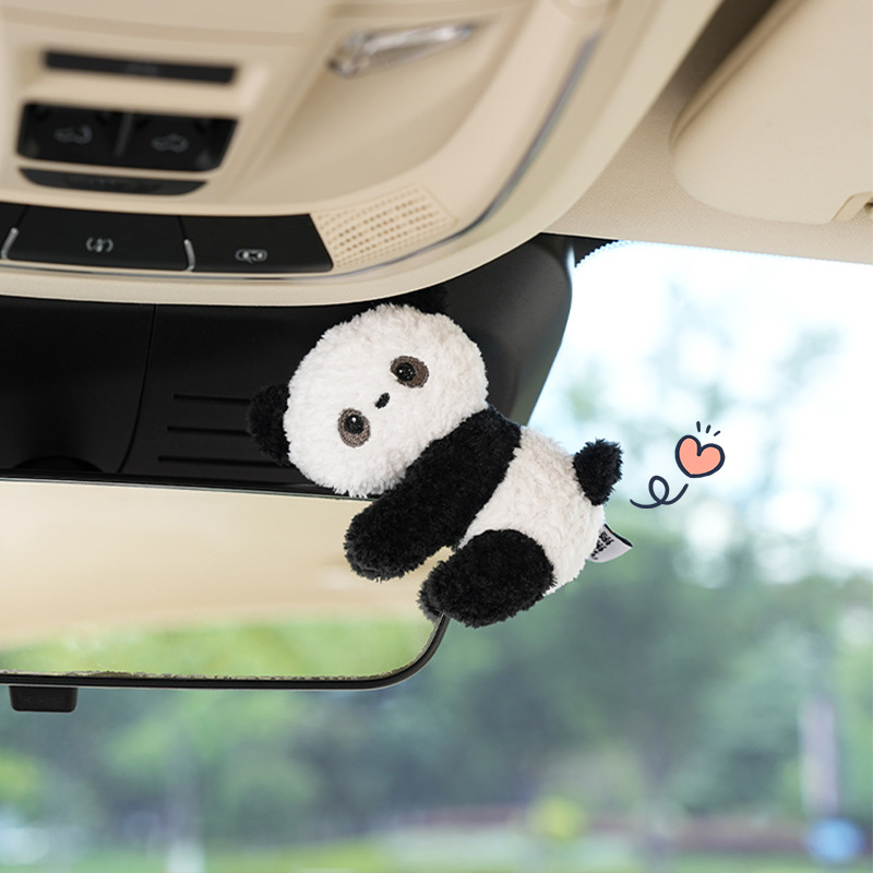 卡通玩偶电脑显示器装饰可爱治愈车载中控台饰品新款解压工位摆件详情图3