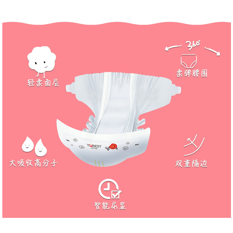 优贝舒步步优趣纸尿裤s/m/l/xl码婴儿男女干爽尿不湿透气单包详情图4