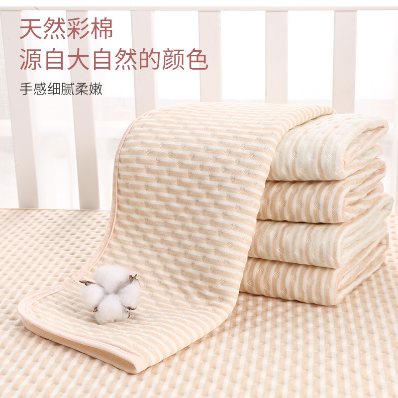 厂家批发四层加厚彩棉婴儿隔尿垫防漏水可洗透气姨妈垫老人护理垫详情图2