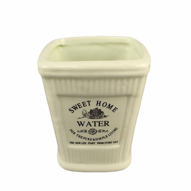 严选北欧浮雕陶瓷卫浴三件套刷牙漱口杯浴室套装牙刷架卫浴套洗漱详情图2