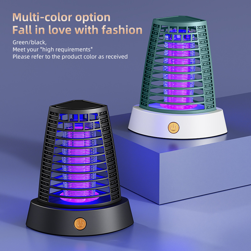 跨境爆款电击灭蚊器家用灭蚊器户外露营灯充电照明灭蚊灯详情图1