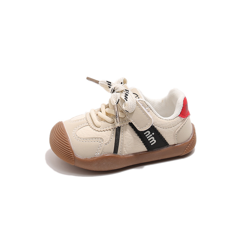 宝宝学步鞋0-1-3岁春秋新款婴幼儿皮面防滑运动鞋子男女童机能鞋详情图5