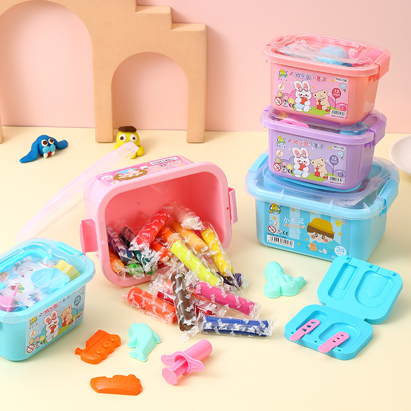 儿童彩泥批发黏土diy手工太空泥超轻黏土益智玩具批发详情图3