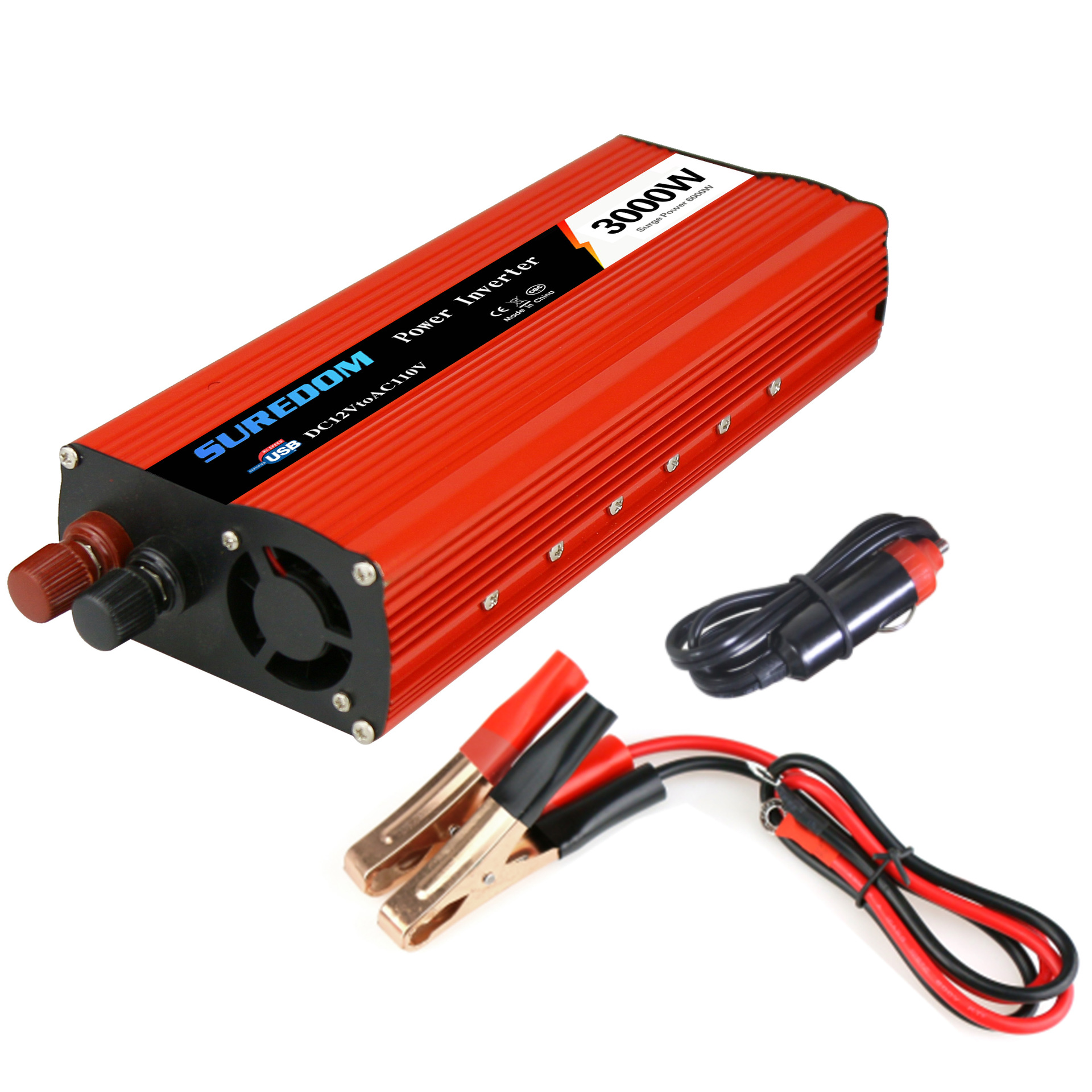 3000w 逆变器 跨境爆款车载逆变器带双usb 太阳能光伏逆变转换器详情图3