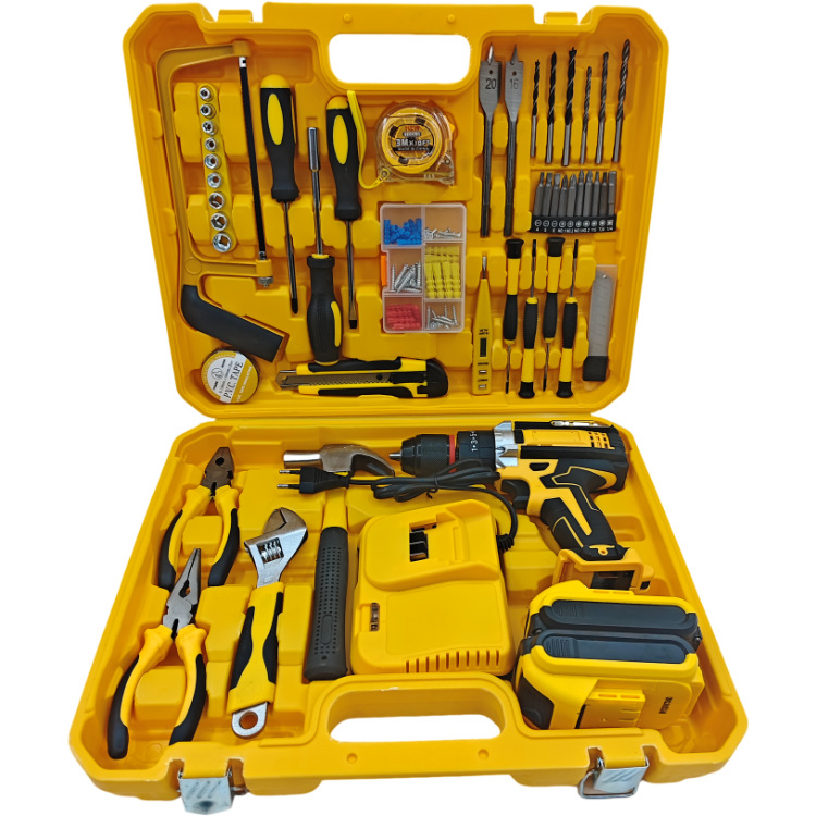 手电钻跨境热销家用多功能电钻充电钻电动螺丝刀电钻电动工具详情图3