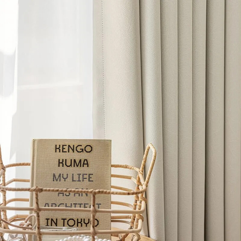 繁花黑金全遮光2024新款窗帘布雪尼尔高遮光客厅高级感挂钩式卧室详情图3