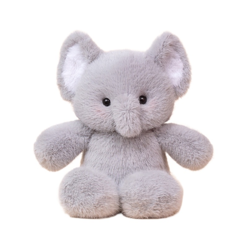 可爱跑步跑跑小熊玩偶三花猫小象娃娃公仔毛绒玩具女睡觉生日礼物详情图5