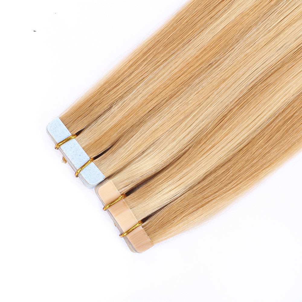 欧美接发真人发 pu hair extension tape in hair extensions 50g详情图2