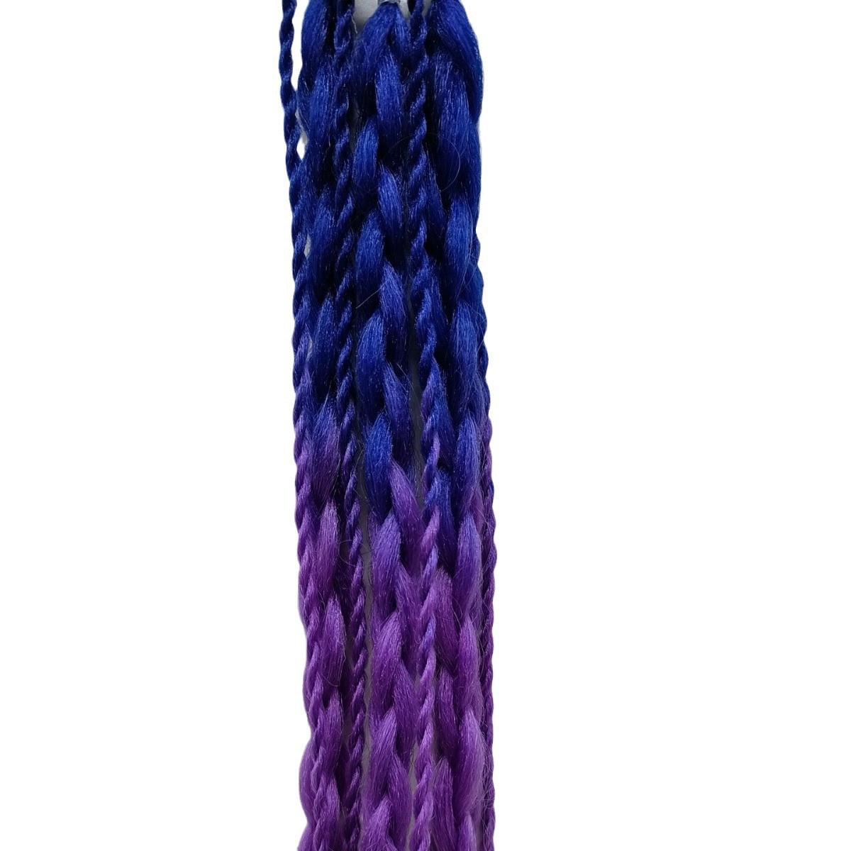 假发辫子民族风四股两股辫50g7根小辫长马尾假发拳击辫自然仿真详情图5