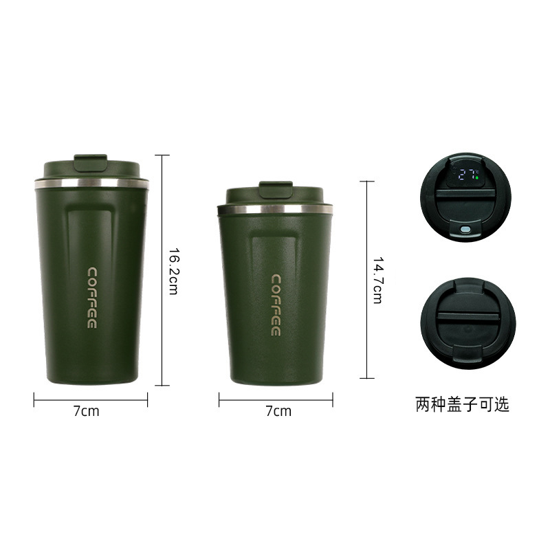 智能显温咖啡杯304不锈钢保温杯跨境外贸美式保冷水杯礼品杯批发详情图4