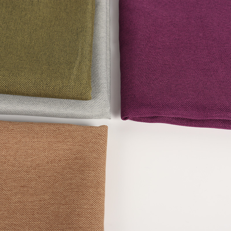 厂家批发全涤仿麻布料耐磨沙发布抱枕坐垫箱包布桌布窗帘装饰布料详情图2