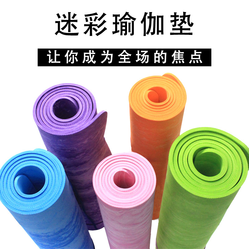 eva迷彩瑜伽垫防潮防滑垫6mm健身垫瑜伽垫跨境东南亚爆款瑜伽地垫详情图4