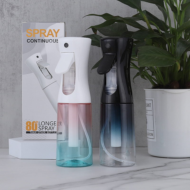 新款磨砂连续喷雾瓶 酒精消毒补水喷壶 园艺浇花高压细雾持续喷雾详情图3