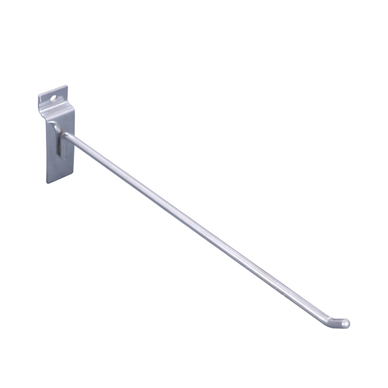 红太阳铝槽板挂钩单线挂钩5.5mm粗商超展示挂钩 金属挂钩槽板挂钩详情图5