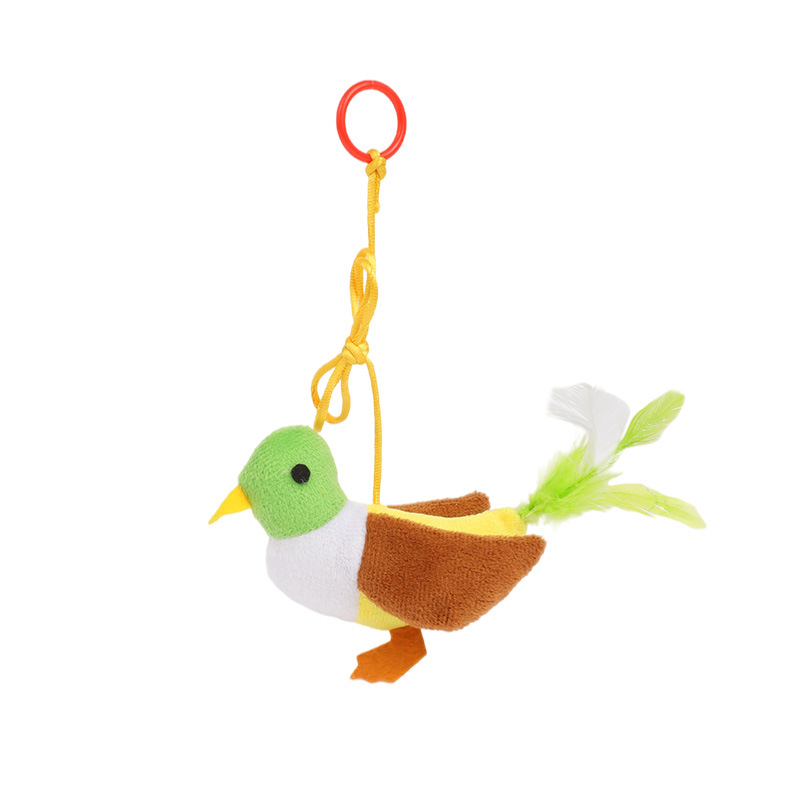 宠物用品宠物用品宠物猫咪玩具批发 吊环拉绳动物逗猫玩具 猫薄荷小鸟猫咪自嗨玩具详情图5