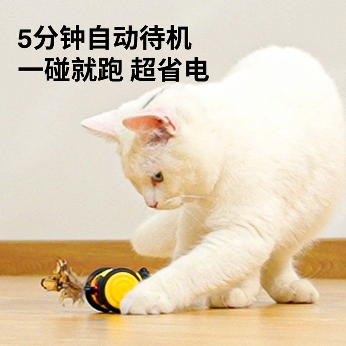 小蜜蜂猫咪玩具电动逗猫棒自动猫玩具自嗨逗猫神器宠物用品爆款详情图4