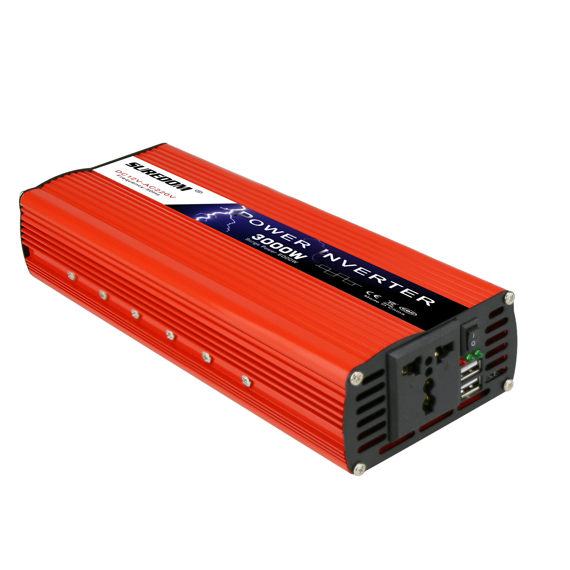 3000w 逆变器 跨境爆款车载逆变器带双usb 太阳能光伏逆变转换器详情图2