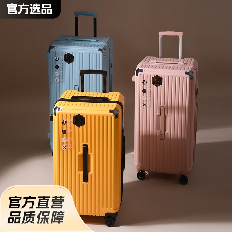 外贸出口大容量五轮学生拉杆箱密码行李箱男女登机旅行箱皮箱批发详情图1