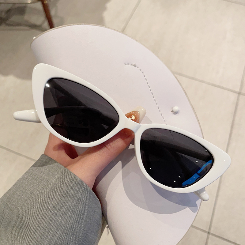 tr90猫眼墨镜女夏偏光圆脸网红小红书拍照太阳镜ins防晒一件代发详情图2