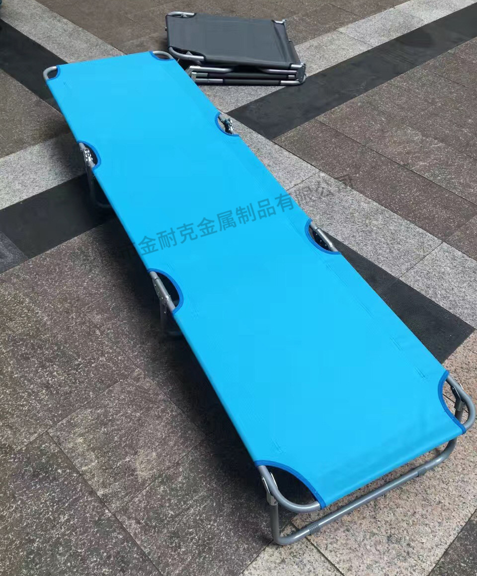 户外折叠床休闲沙滩靠背躺椅 旅游野营行军床 室内午休折叠床详情图5