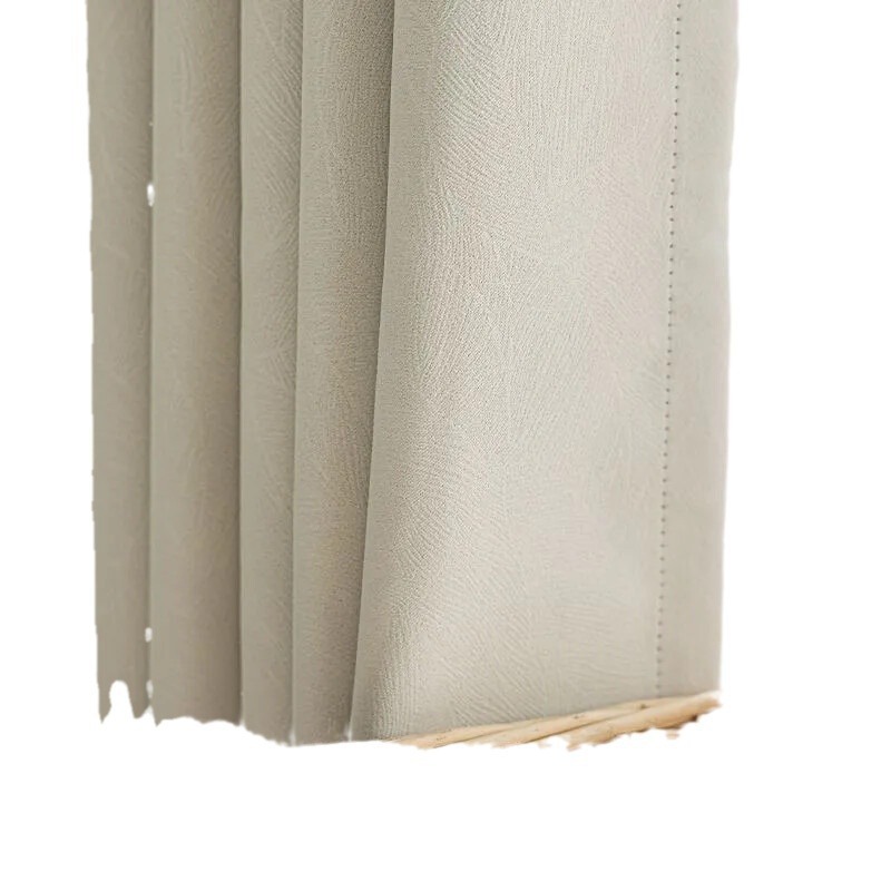 繁花黑金全遮光2024新款窗帘布雪尼尔高遮光客厅高级感挂钩式卧室详情图5