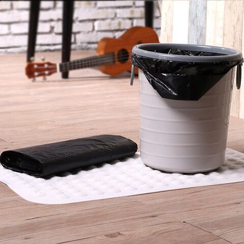 黑色垃圾袋背心式中大号加厚特厚大手提家用厨房塑料垃圾袋子批发详情图3