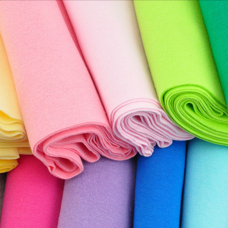 纯棉弹力1x1细罗纹针织面料32s罗文布料宝宝内衣领口袖口脚口松紧详情图3