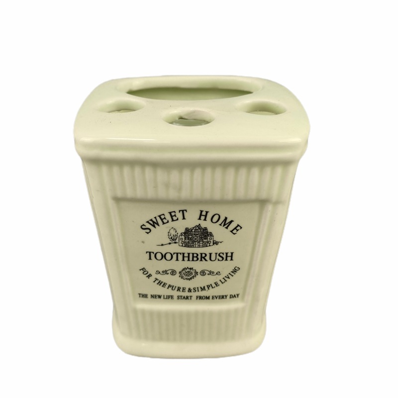 严选北欧浮雕陶瓷卫浴三件套刷牙漱口杯浴室套装牙刷架卫浴套洗漱详情图3