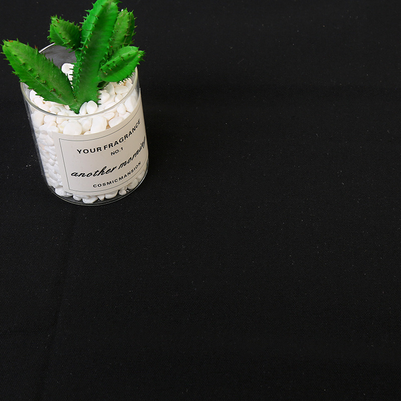 现货批发加厚帆布黑色漂白多种款式涤棉布料帆布包沙发靠枕背景布详情图1