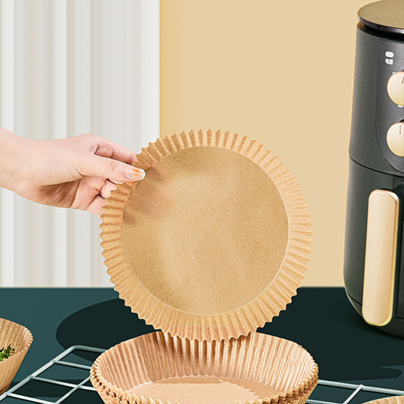 家用烘烤纸垫防油纸盘专为空气炸锅设计防油空气炸锅烘烤纸垫跨境详情图1