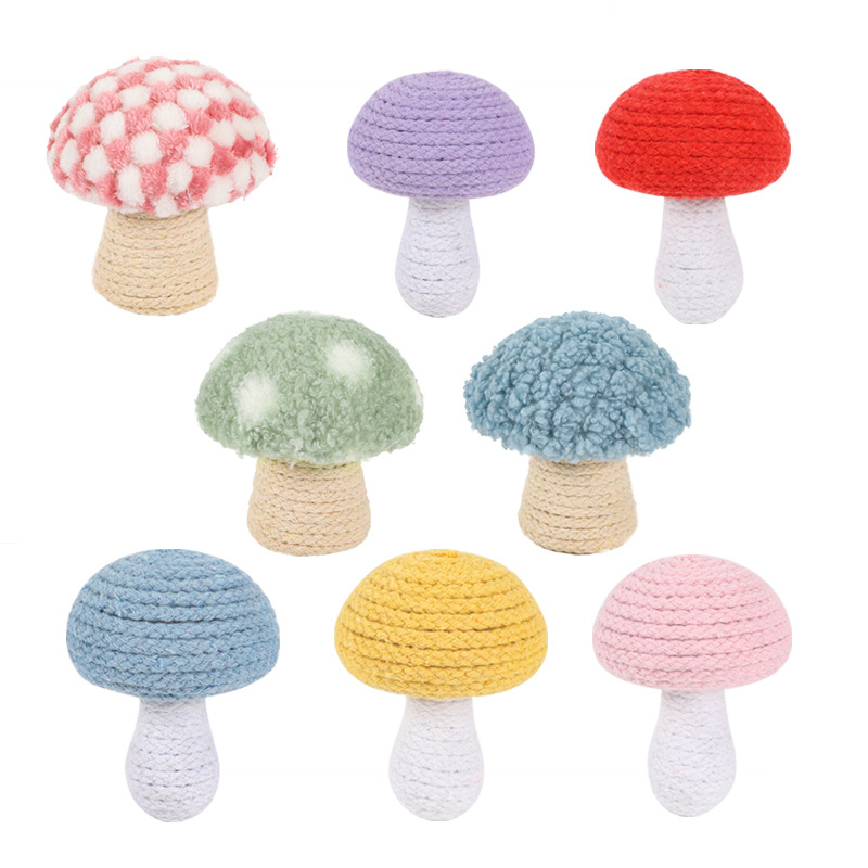 新款猫咪玩具蘑菇型泡沫猫玩具互动解闷自嗨神器现货含猫薄荷玩具详情图5