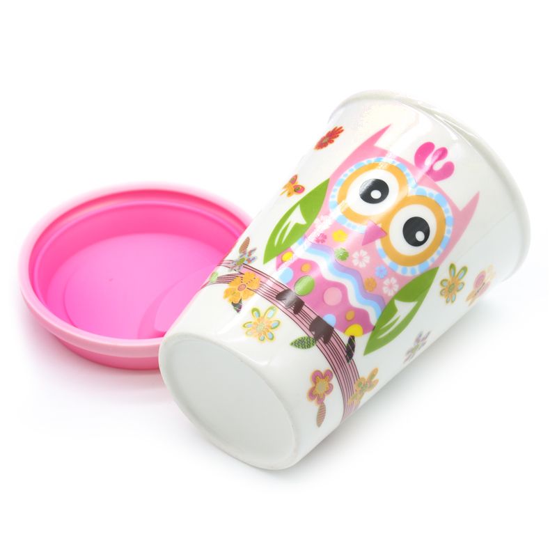 猫头鹰马克杯陶瓷水杯带盖马克杯大容量家用水杯节日小礼物工艺礼品详情图2