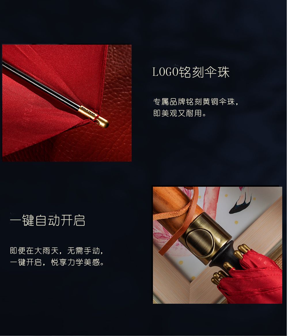 1909雨伞长柄直杆伞超大伞面雨伞精品高档伞礼品雨伞批发详情9