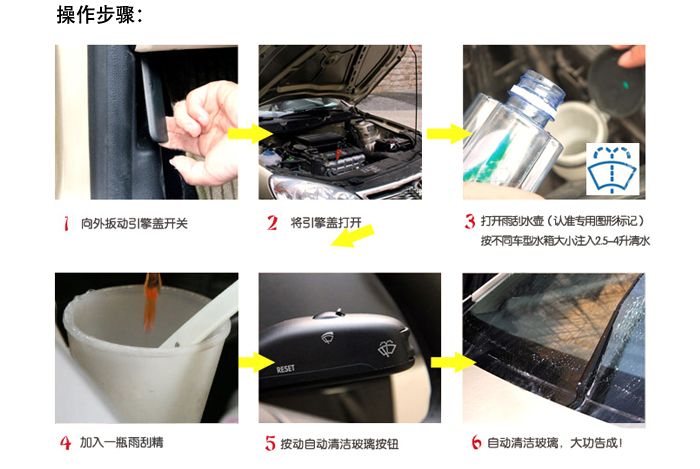 义乌好货 欧风汽车用品玻璃水浓缩雨刮水批发90ml-1007/68314详情图9