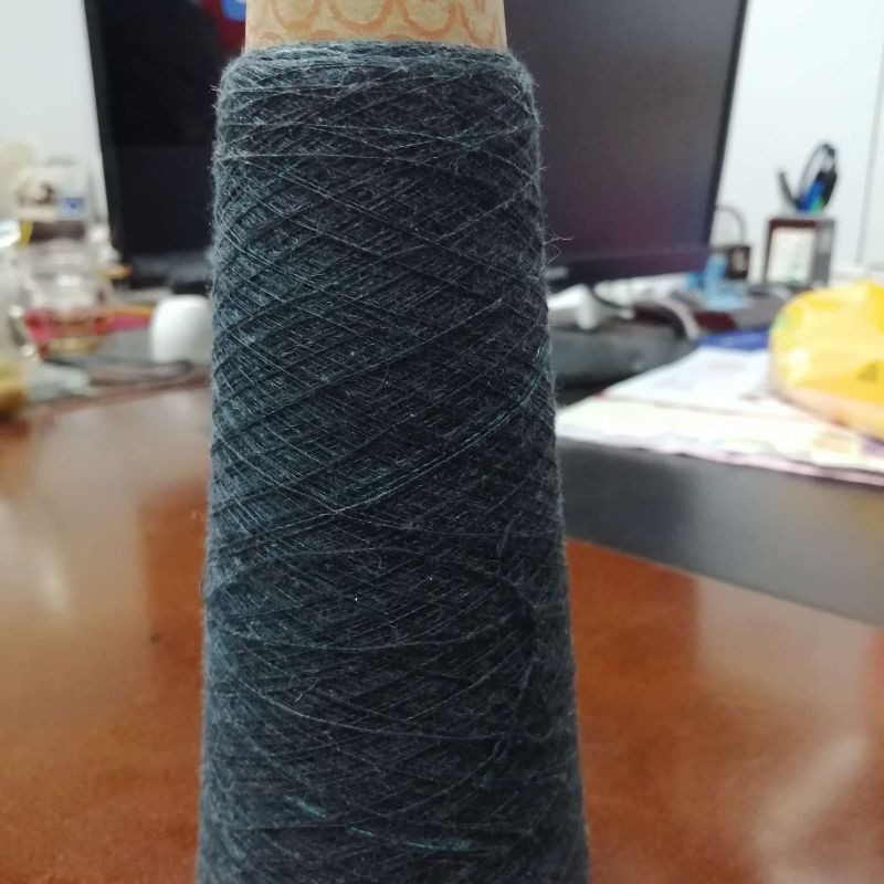 棉线棉纱线宝宝线纯棉毛线 编织    黑详情图1