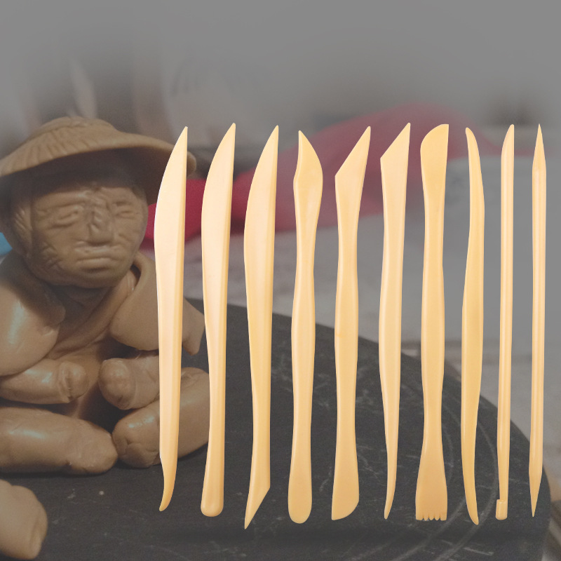 欣博文abs塑料陶泥软陶工具 陶艺工具10件套 diy雕塑造型工具详情图1